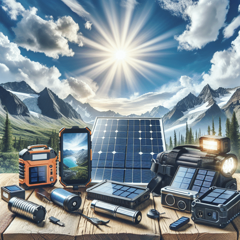 Portable Solar Energy Accessories for Outdoor Enthusiasts