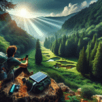 Solar chargers for hiking trips