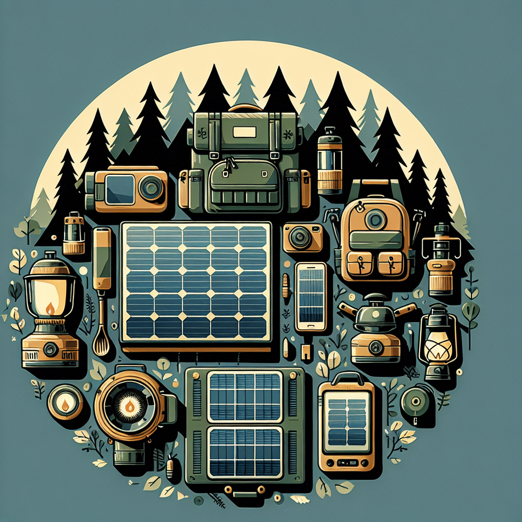 Affordable solar-powered camping gear options