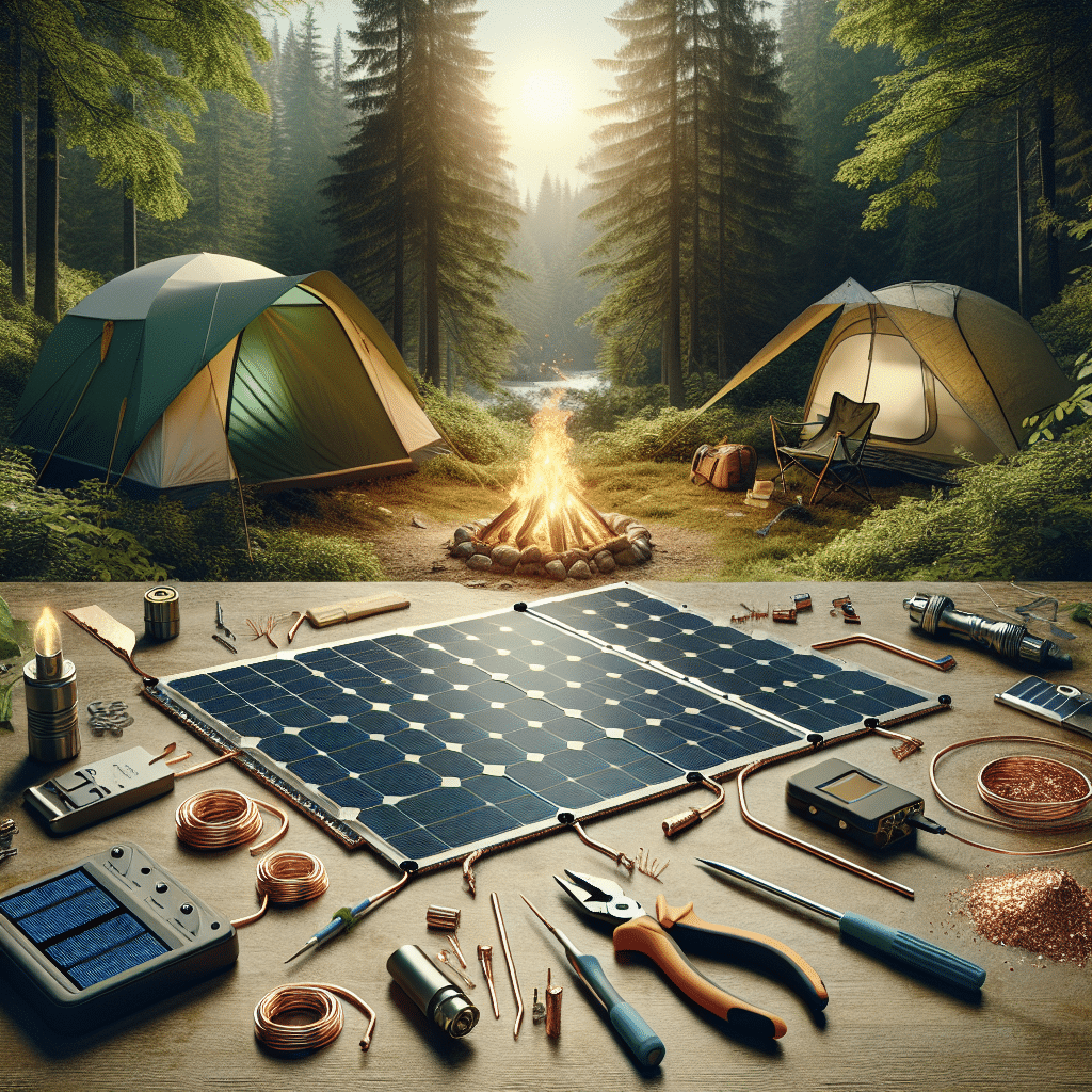 DIY solar panel hacks for camping