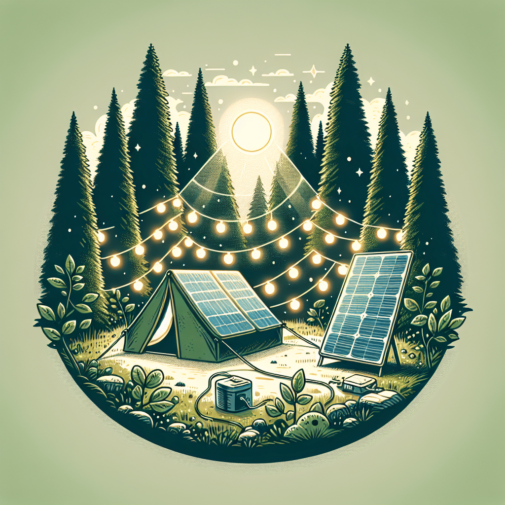 Solar energy tips for remote camping