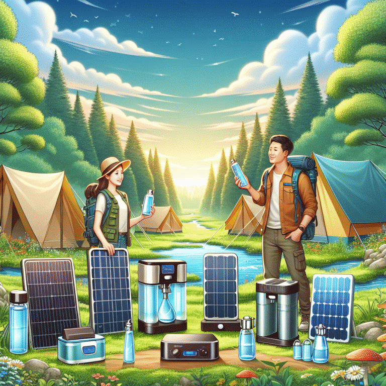 Top solar water purifiers for camping enthusiasts