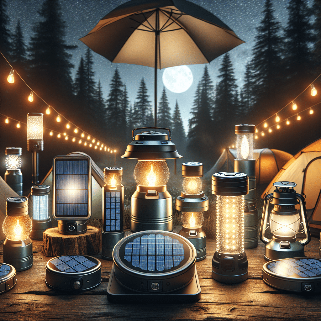 Top Portable Solar Lights for Camping Enthusiasts