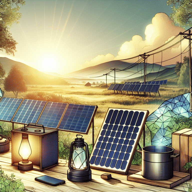 DIY off-grid solar gadgets for ultimate freedom.