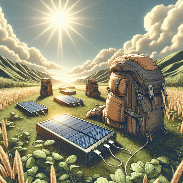 Convenient outdoor solar power banks for extended trips