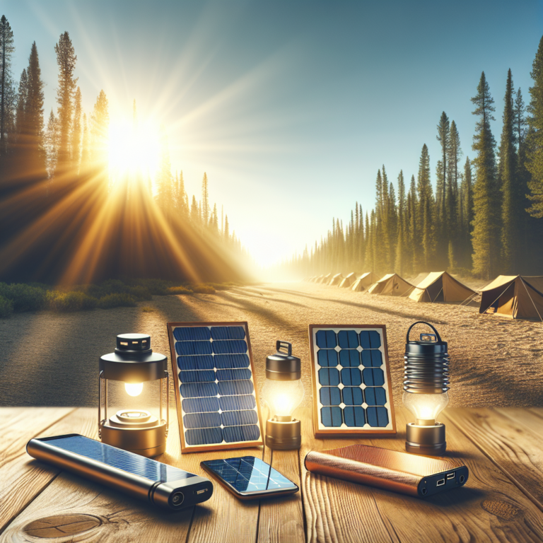 Charging tips for solar-powered devices in remote locations