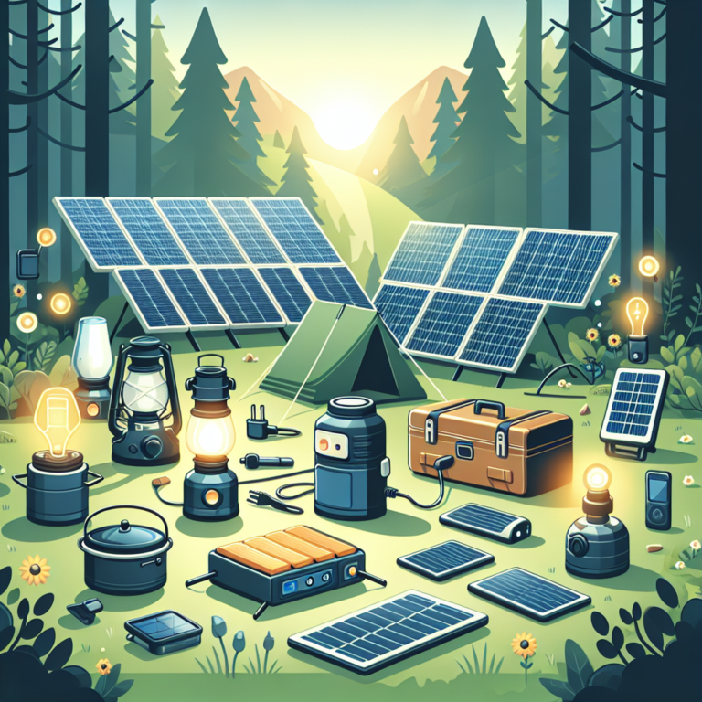 Best solar tools for campers looking to go green