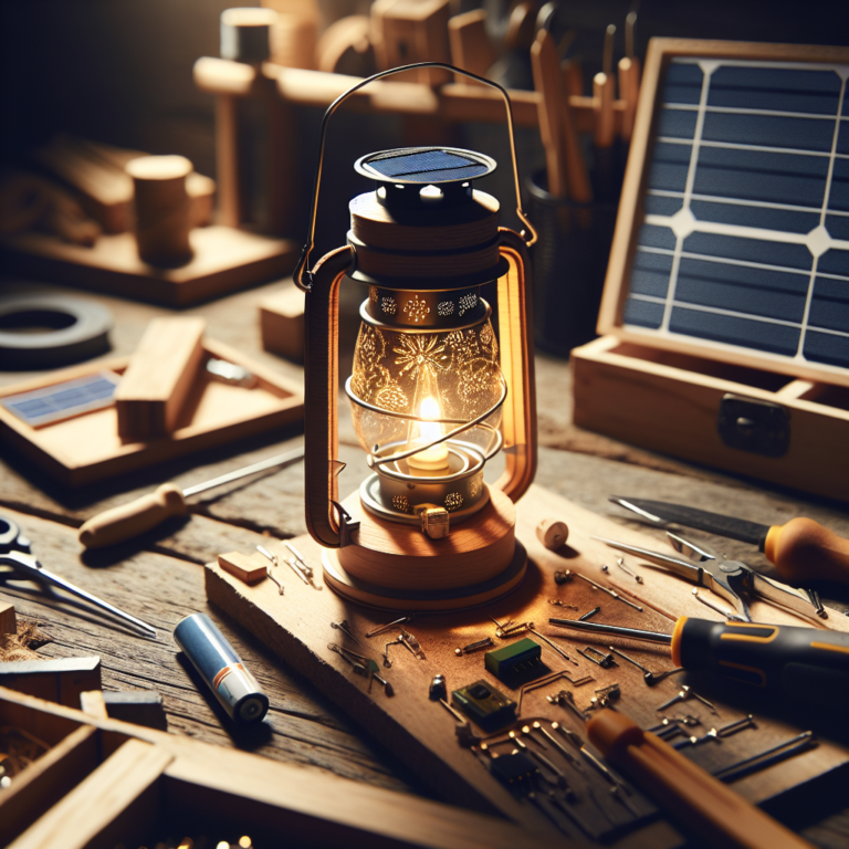 DIY guide to making a solar-powered lantern