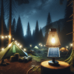 Making your own solar outdoor lamp for campsite lighting