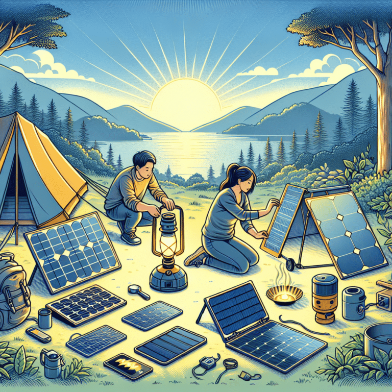 Setting up solar gadgets for an enjoyable camping experience