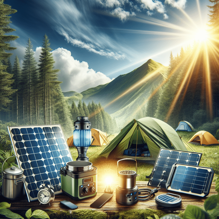 DIY solar-powered camping gear for eco-friendly adventures