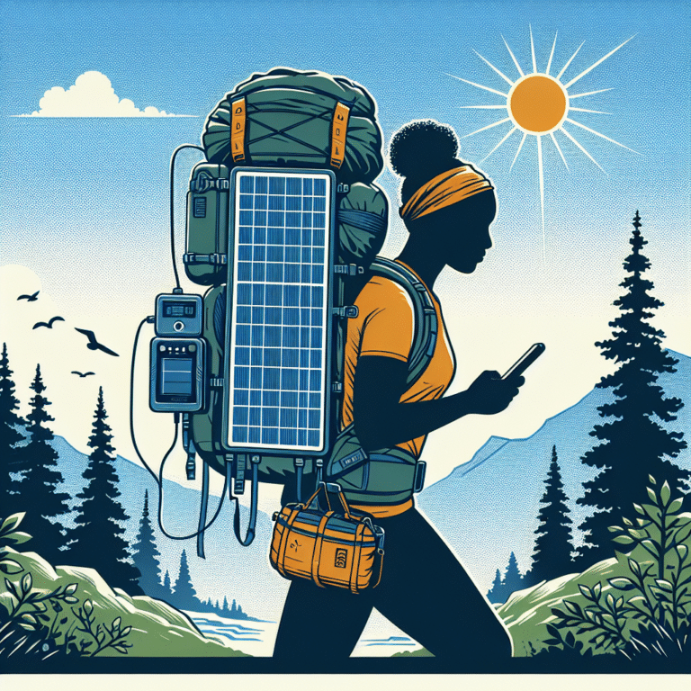 Efficient usage of solar backpacks for carrying gear