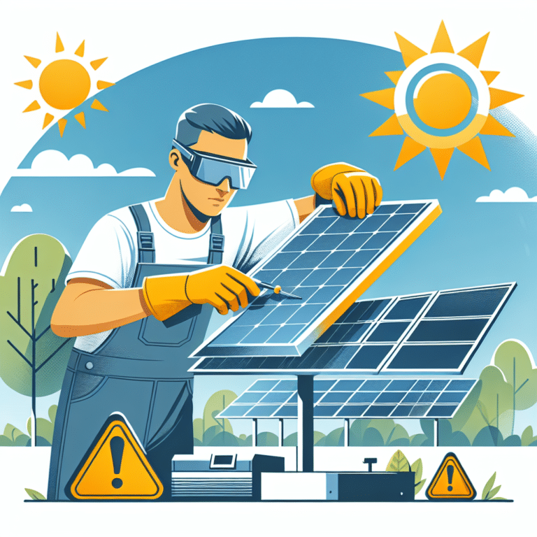 Safety tips for handling outdoor solar devices