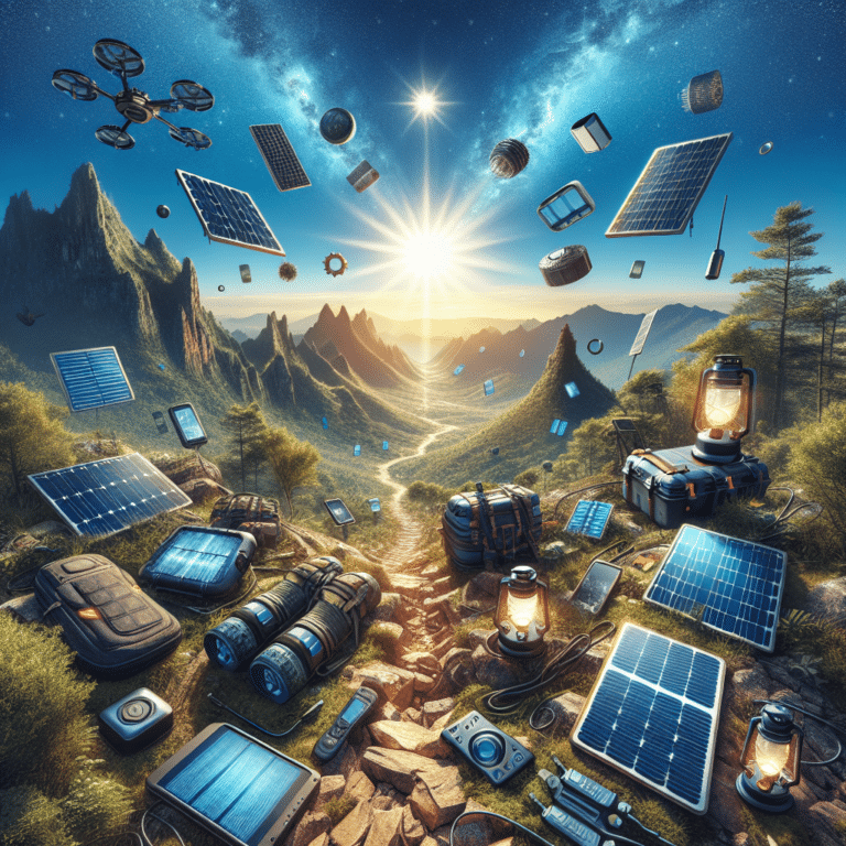 Outdoor survival with solar gadgets
