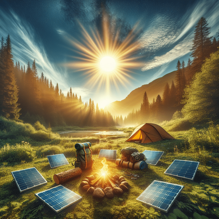 Solar energy tips for remote camping