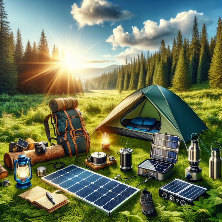 Solar camping gear kits for the prepared outdoor adventurer