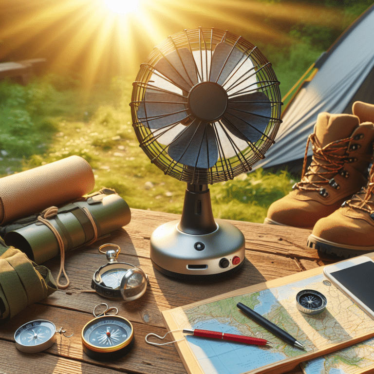 Solar Fans to Keep You Cool on Outdoor Trips