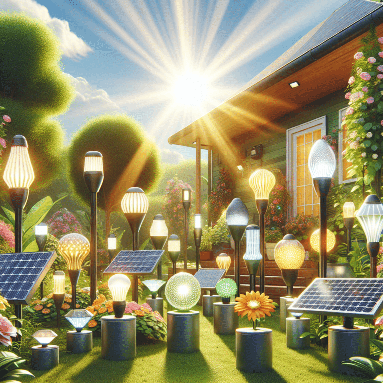 Keeping solar lights charged outdoors