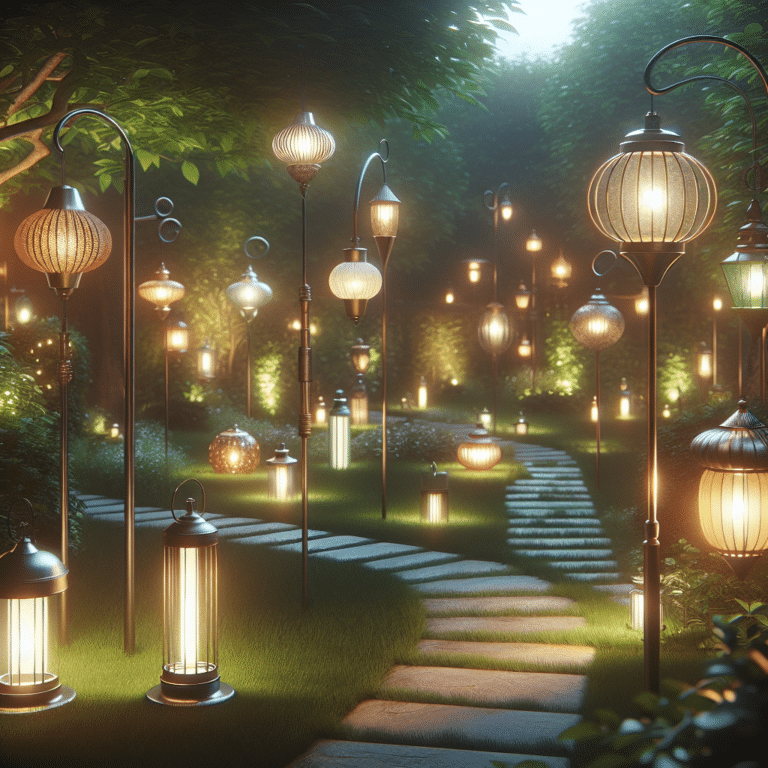 Solar Lantern Stands and Mounts for Ambient Outdoor Lighting
