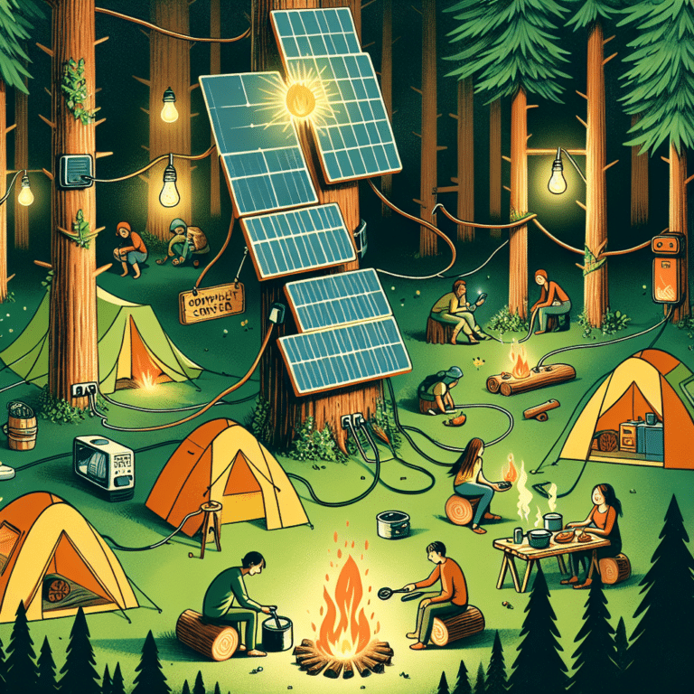 DIY solar panel hacks for camping