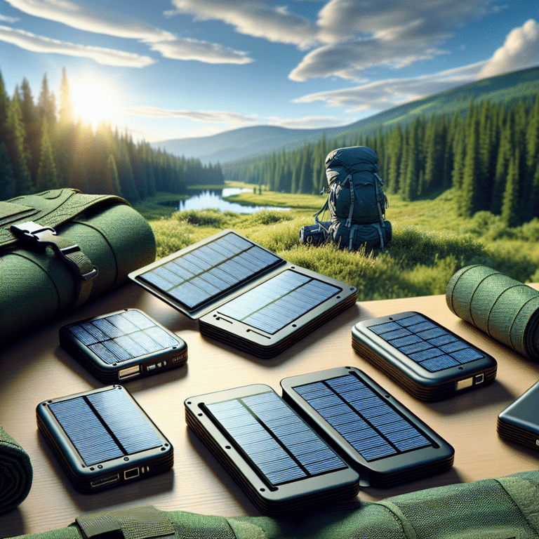 Lightweight solar chargers for backpacking