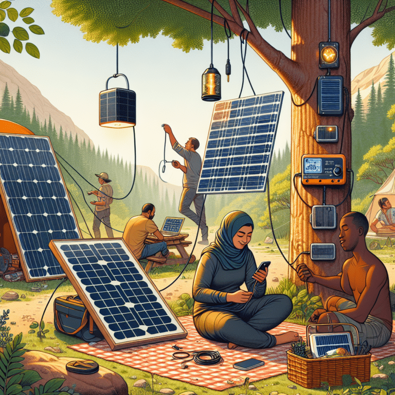 Creative solar charger DIY projects for outdoor enthusiasts