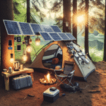 DIY solar gadget setup for campers