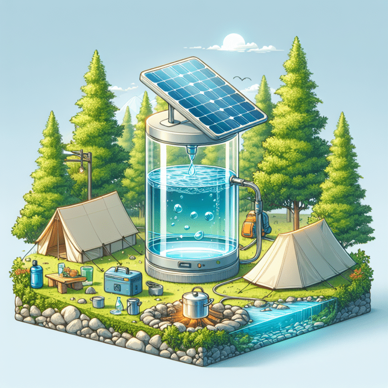 Solar water purifiers for camping