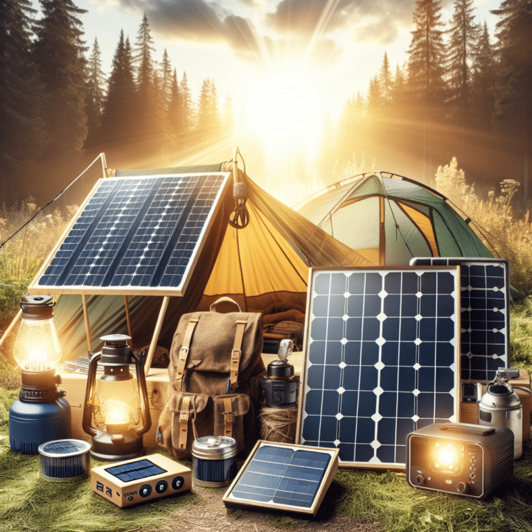 Essential DIY solar-powered camping gear