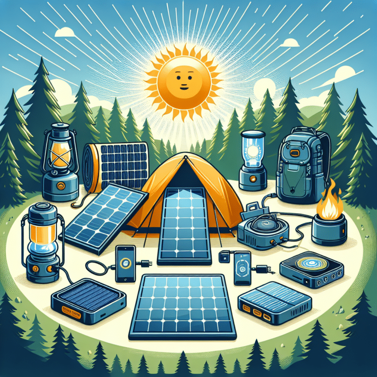 Portable solar energy accessories for every camping need